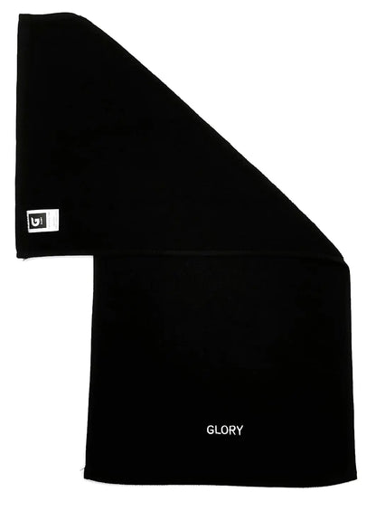 Glory Gym Towel - 100% Organic Cotton - Soft and Absorbent for Gym Yoga spa Dimensions (29.52 X 13.78 inch) 570 GSM (Black)