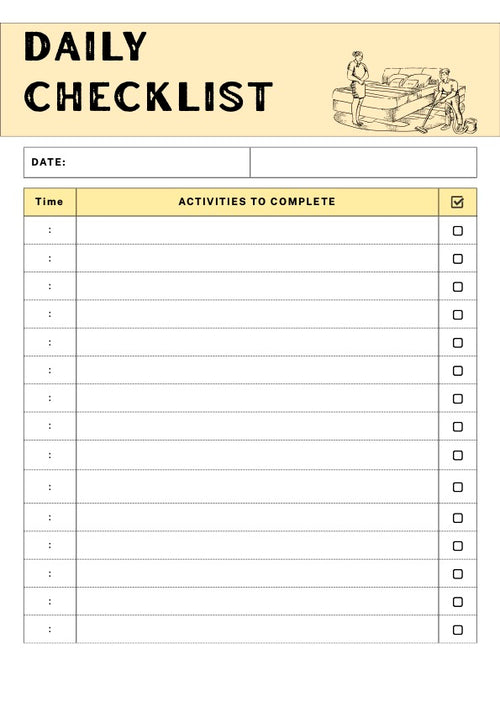 Daily Cleaning Checklist